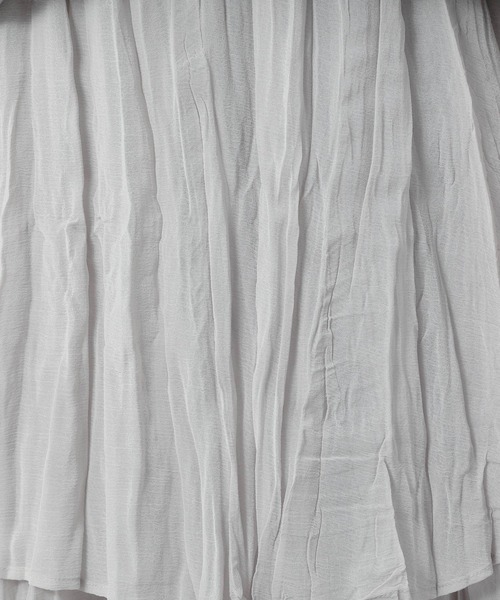 Heather（ヘザー）の「クリンクルティアードスカート　949143（スカート・レディース・グリーン/グレー/ブラック/グレー系その他・FREE）」の10枚目の写真