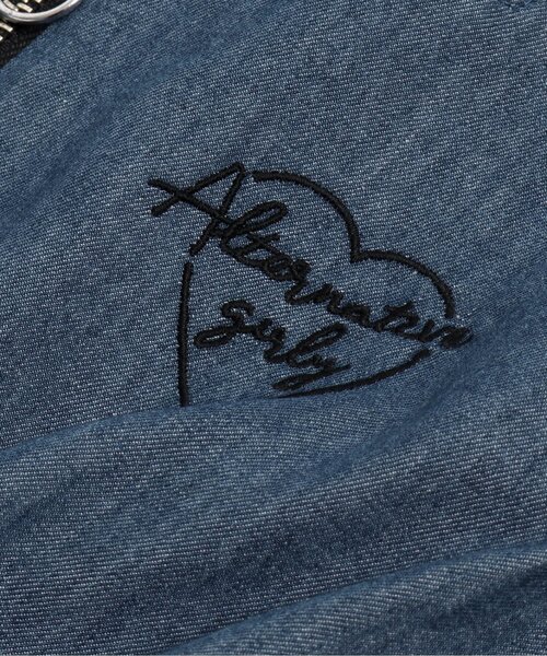 algy（アルジー）の「チュールドッキングワンピ（ワンピース・キッズ・インディゴブルー/ブラック・X-SMALL/XX-SMALL/SMALL/MEDIUM）」の8枚目の写真