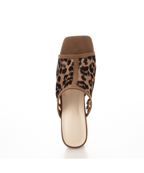 Miminy Piminy（ミミニー ピミニー）の「MiminyPiminy(ミミニーピミニー) プレートヒールチュールデザイン サンダル（サンダル・レディース・アイボリー/ブラック/ブラック系その他/ブラウン・M/LL/L/S）」の22枚目の写真