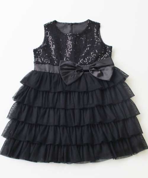 Rora(ローラ)の「シャルロット ドレスワンピース(2color)(ドレス・キッズ・シャンパン/ブラック・90)」の12枚目の写真