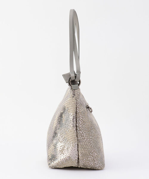 tee Lisa(ティーリサ)の「【TEE LISA /ティーリサ】メタリック箔プリ2WAYショルダーバッグ(ショルダーバッグ・レディース・シルバー/ブラック系その他3・FREE)」の3枚目の写真