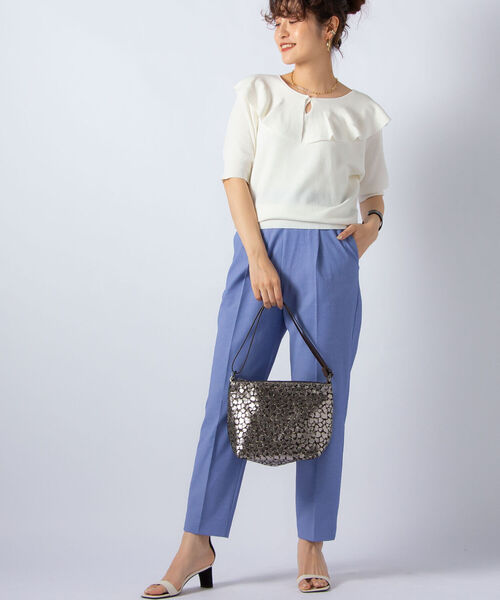 tee Lisa(ティーリサ)の「【TEE LISA /ティーリサ】メタリック箔プリ2WAYショルダーバッグ(ショルダーバッグ・レディース・シルバー/ブラック系その他3・FREE)」の13枚目の写真