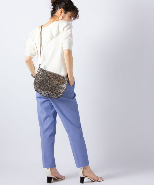 tee Lisa(ティーリサ)の「【TEE LISA /ティーリサ】メタリック箔プリ2WAYショルダーバッグ(ショルダーバッグ・レディース・シルバー/ブラック系その他3・FREE)」の14枚目の写真