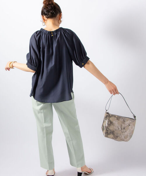 tee Lisa(ティーリサ)の「【TEE LISA /ティーリサ】メタリック箔プリ2WAYショルダーバッグ(ショルダーバッグ・レディース・シルバー/ブラック系その他3・FREE)」の17枚目の写真