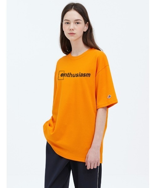 ACOVER(オコボ)の「『ACOVER/オコボ』SQUARE ENTHUSIASM T-SHIRTS/スクエアエンシュージアム 半袖Tシャツ(Tシャツ/カットソー・レディース・ホワイト/ライトグレー/ブラック/イエロー/オレンジ/インディゴブルー・M)」の1枚目の写真