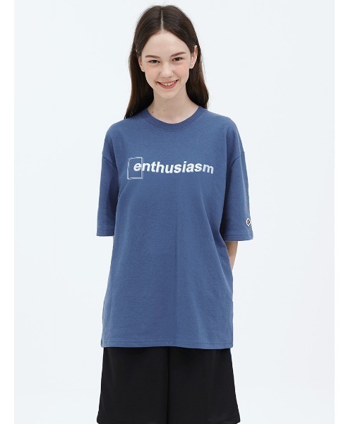 ACOVER(オコボ)の「『ACOVER/オコボ』SQUARE ENTHUSIASM T-SHIRTS/スクエアエンシュージアム 半袖Tシャツ(Tシャツ/カットソー・レディース・ホワイト/ライトグレー/ブラック/イエロー/オレンジ/インディゴブルー・M)」の5枚目の写真