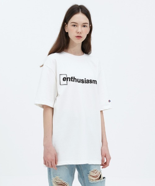 ACOVER(オコボ)の「『ACOVER/オコボ』SQUARE ENTHUSIASM T-SHIRTS/スクエアエンシュージアム 半袖Tシャツ(Tシャツ/カットソー・レディース・ホワイト/ライトグレー/ブラック/イエロー/オレンジ/インディゴブルー・M)」の18枚目の写真
