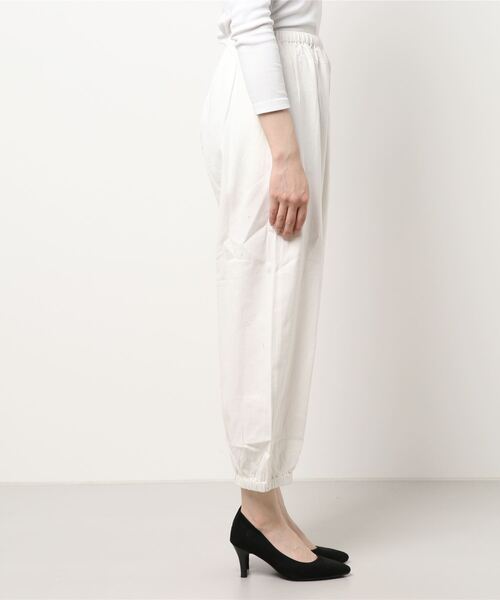 カヤ（カヤ）の「【カヤ】四季巡りもんぺ風パンツ（その他パンツ・レディース・ホワイト/グレー/ダークパープル/スミクロ・FREE）」の9枚目の写真