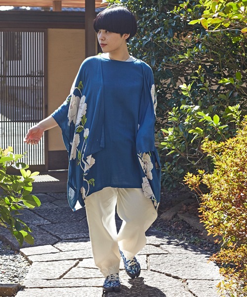 カヤ（カヤ）の「【カヤ】四季巡りもんぺ風パンツ（その他パンツ・レディース・ホワイト/グレー/ダークパープル/スミクロ・FREE）」の22枚目の写真