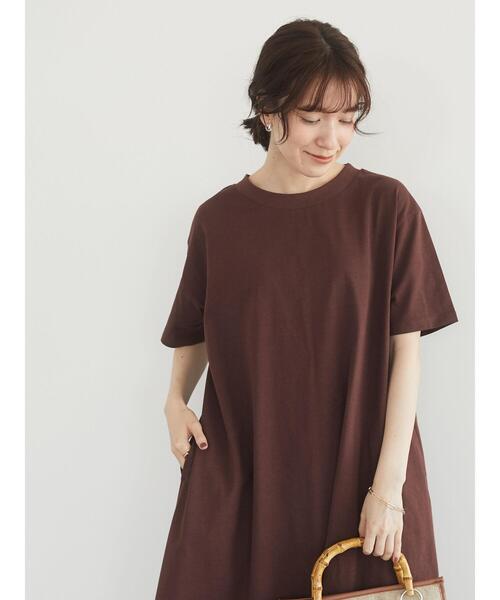 Green Parks(グリーンパークス)の「コットンフレアワンピース*(ワンピース・レディース・ブラック/ベージュ/ブラウン/オレンジ/ホワイト系その他2/グリーン・FREE)」の21枚目の写真