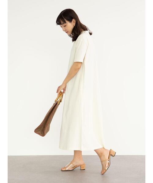 Green Parks(グリーンパークス)の「コットンフレアワンピース*(ワンピース・レディース・ブラック/ベージュ/ブラウン/オレンジ/ホワイト系その他2/グリーン・FREE)」の20枚目の写真