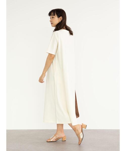 Green Parks(グリーンパークス)の「コットンフレアワンピース*(ワンピース・レディース・ブラック/ベージュ/ブラウン/オレンジ/ホワイト系その他2/グリーン・FREE)」の14枚目の写真