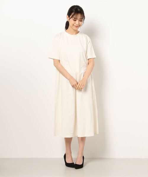 Green Parks(グリーンパークス)の「コットンフレアワンピース*(ワンピース・レディース・ブラック/ベージュ/ブラウン/オレンジ/ホワイト系その他2/グリーン・FREE)」の12枚目の写真