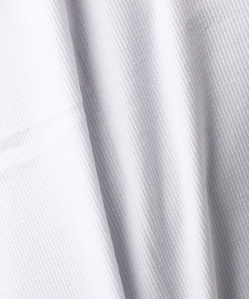 HIDEAWAYS NICOLE(ハイダウェイニコル)の「サッカ-ストライプVネックTシャツ(Tシャツ/カットソー・メンズ・ブラック/ホワイト/ネイビー/その他1・X-LARGE/MEDIUM/LARGE)」の11枚目の写真