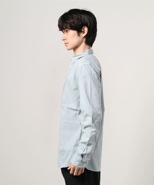 ALLSAINTS（オールセインツ）の「HAWTHORNE LS SHIRT | HAWTHORNE LS シャツ（シャツ/ブラウス・メンズ・ブルー系・XS/S/M/L）」の3枚目の写真