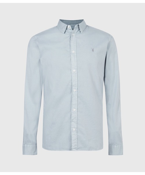ALLSAINTS（オールセインツ）の「HAWTHORNE LS SHIRT | HAWTHORNE LS シャツ（シャツ/ブラウス・メンズ・ブルー系・XS/S/M/L）」の4枚目の写真
