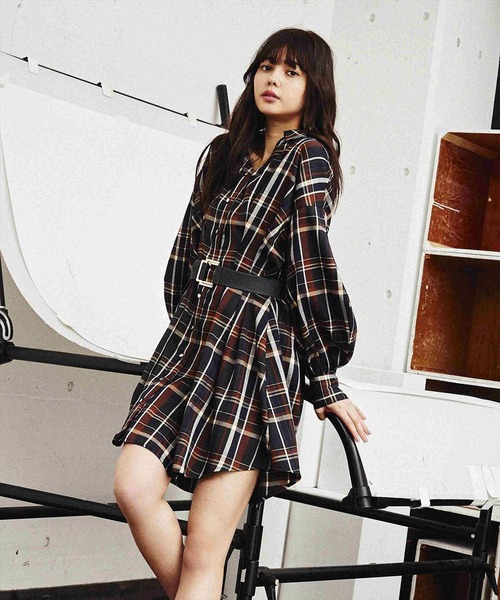 ブランド古着 シャツワンピース シャツワンピース Redyazel レディアゼル のファッション通販 Zozoused