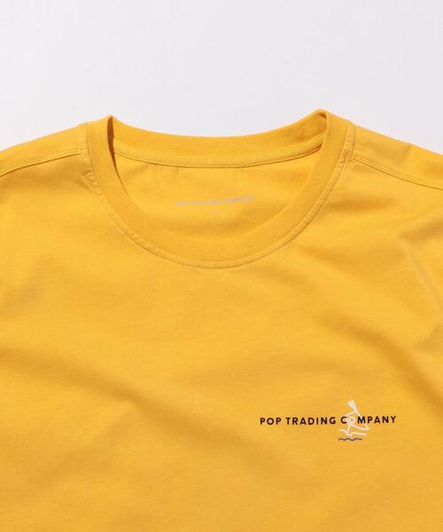 POP TRADING COMPANY（ポップトレーディングカンパニー）の「【別注】 ＜POP TRADING COMPANY＞ CANOE T/Tシャツ（Tシャツ/カットソー・メンズ・イエロー・LARGE/MEDIUM/X-LARGE/SMALL）」の9枚目の写真