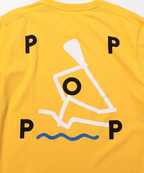 POP TRADING COMPANY（ポップトレーディングカンパニー）の「【別注】 ＜POP TRADING COMPANY＞ CANOE T/Tシャツ（Tシャツ/カットソー・メンズ・イエロー・LARGE/MEDIUM/X-LARGE/SMALL）」の5枚目の写真