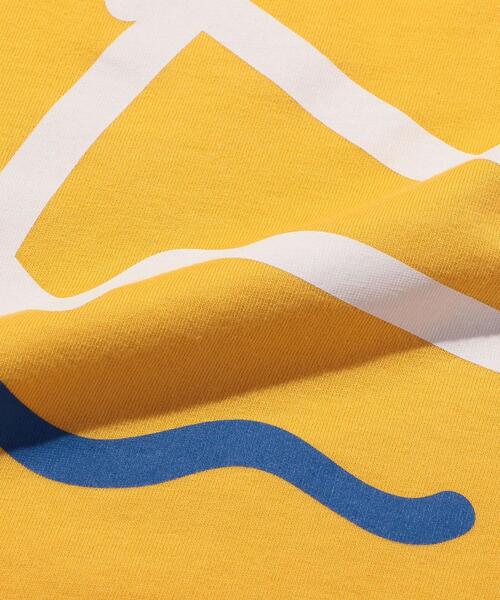 POP TRADING COMPANY（ポップトレーディングカンパニー）の「【別注】 ＜POP TRADING COMPANY＞ CANOE T/Tシャツ（Tシャツ/カットソー・メンズ・イエロー・LARGE/MEDIUM/X-LARGE/SMALL）」の6枚目の写真