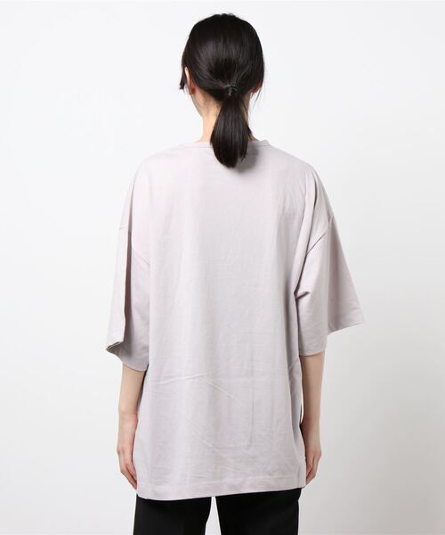 WHITELAND（ホワイトランド）の「WHITELAND/ホワイトランド/ビックTシャツ/BIGI TEE（Tシャツ/カットソー・レディース・ダークグレー/グレー/ブラック・FREE）」の11枚目の写真