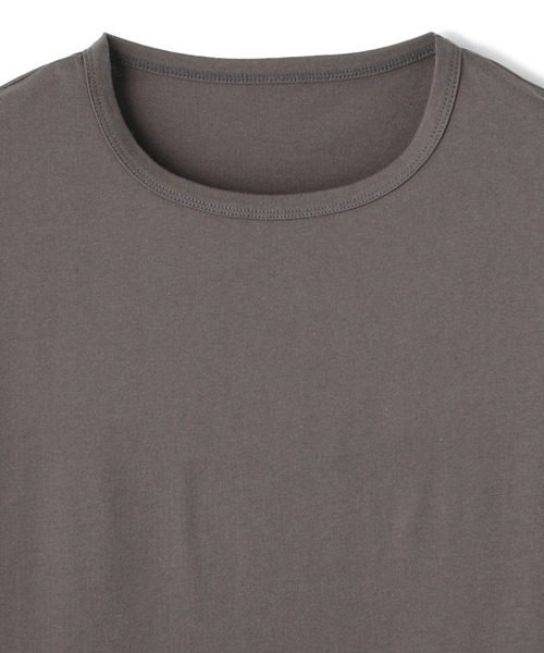 WHITELAND（ホワイトランド）の「WHITELAND/ホワイトランド/ビックTシャツ/BIGI TEE（Tシャツ/カットソー・レディース・ダークグレー/グレー/ブラック・FREE）」の7枚目の写真