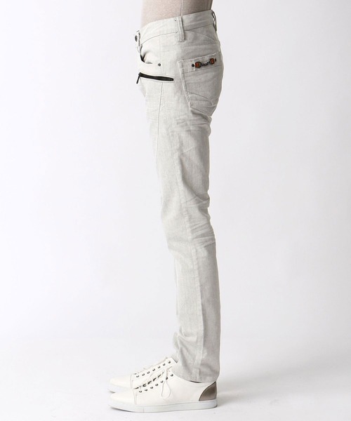 HIDEAWAYS NICOLE（ハイダウェイニコル）の「ビット付きデニムパンツ（デニムパンツ・メンズ・インディゴブルー/ホワイト系その他/ブラック系その他・SMALL/MEDIUM/X-LARGE/LARGE）」の9枚目の写真