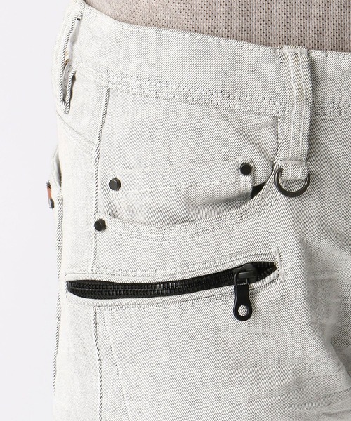 HIDEAWAYS NICOLE（ハイダウェイニコル）の「ビット付きデニムパンツ（デニムパンツ・メンズ・インディゴブルー/ホワイト系その他/ブラック系その他・SMALL/MEDIUM/X-LARGE/LARGE）」の11枚目の写真