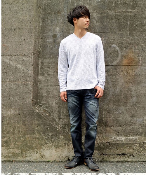 HIDEAWAYS NICOLE（ハイダウェイニコル）の「ビット付きデニムパンツ（デニムパンツ・メンズ・インディゴブルー/ホワイト系その他/ブラック系その他・SMALL/MEDIUM/X-LARGE/LARGE）」の20枚目の写真