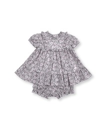 Tartine et Chocolat（タルティーヌエショコラ）の「Tartine et Chocolat/日本製リバティプリント（May Morris)ブルマ付き半袖ワンピースベビー（70~90cm）（ワンピース・キッズ）」