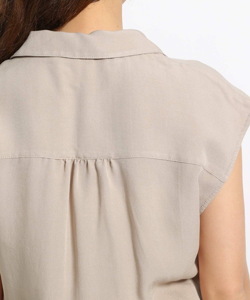 niko and...（ニコアンド）の「開襟オールインワン（つなぎ/オールインワン・レディース・ブラック/ベージュ/ピンク・MEDIUM/LARGE）」の16枚目の写真