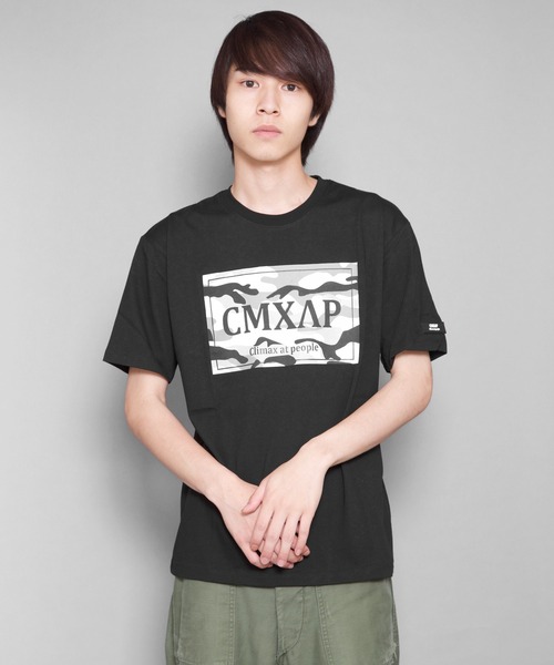 CERCA(チェルカ)の「KI/CMXAP カモボックスロゴ Tシャツ(Tシャツ/カットソー・メンズ・ホワイト/ブラック/グレー/イエロー・MEDIUM/X-LARGE/LARGE)」の2枚目の写真