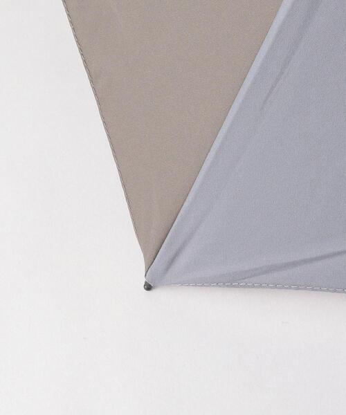 BEAUTY&YOUTH UNITED ARROWS（ビューティーアンドユースユナイテッドアローズ）の「BY パネル フォールディング アンブレラ（折りたたみ傘・メンズ・ダークブラウン/ネイビー/グレー・FREE）」の6枚目の写真