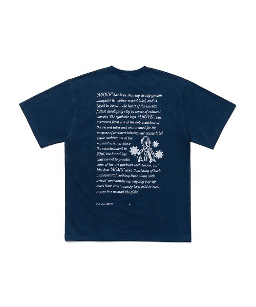 A6OVE(アヴォブ)の「DISCOGRAPHY TEE(Tシャツ/カットソー・メンズ・ブルー・M/L)」の2枚目の写真