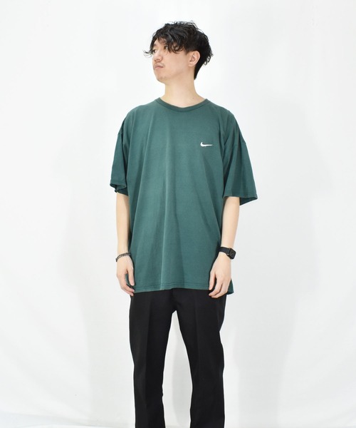 NIKE（ナイキ）の「【ヴィンテージ古着】90's NIKE/ナイキ ロゴ Ｔシャツ USA製（Tシャツ/カットソー・メンズ・グリーン・XX-LARGE）」の7枚目の写真