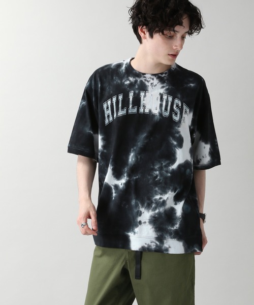 RAGEBLUE（レイジブルー）の「＜SIGNAL SPORTS/シグナルスポーツ＞タイダイ柄カレッジロゴプリントTシャツ/957636（Tシャツ/カットソー・メンズ・ベージュ/ネイビー・MEDIUM/LARGE/X-LARGE）」の12枚目の写真