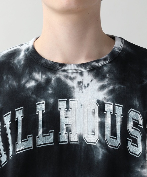 RAGEBLUE（レイジブルー）の「＜SIGNAL SPORTS/シグナルスポーツ＞タイダイ柄カレッジロゴプリントTシャツ/957636（Tシャツ/カットソー・メンズ・ベージュ/ネイビー・MEDIUM/LARGE/X-LARGE）」の15枚目の写真