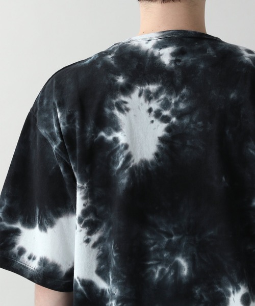 RAGEBLUE（レイジブルー）の「＜SIGNAL SPORTS/シグナルスポーツ＞タイダイ柄カレッジロゴプリントTシャツ/957636（Tシャツ/カットソー・メンズ・ベージュ/ネイビー・MEDIUM/LARGE/X-LARGE）」の13枚目の写真