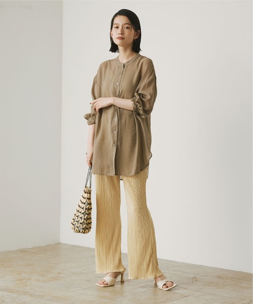 titivate（ティティベイト）の「ｻﾃﾝﾐﾆﾌﾟﾘｰﾂﾊﾟﾝﾂ（その他パンツ・レディース・アイボリー/イエロー/ブルー/ミント/モカ・M）」の13枚目の写真