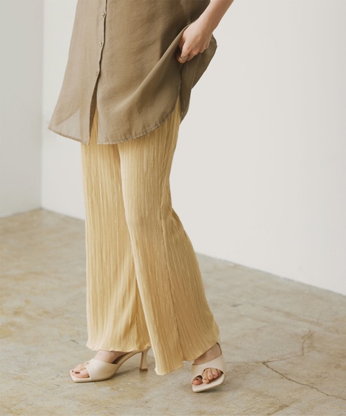 titivate（ティティベイト）の「ｻﾃﾝﾐﾆﾌﾟﾘｰﾂﾊﾟﾝﾂ（その他パンツ・レディース・アイボリー/イエロー/ブルー/ミント/モカ・M）」の19枚目の写真