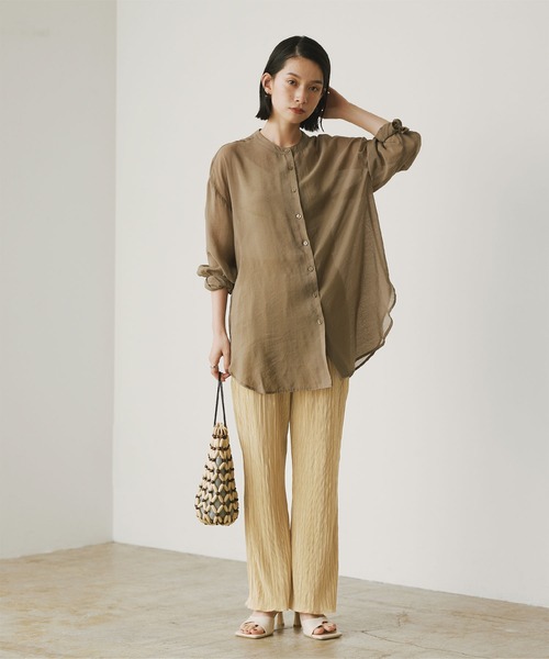 titivate（ティティベイト）の「ｻﾃﾝﾐﾆﾌﾟﾘｰﾂﾊﾟﾝﾂ（その他パンツ・レディース・アイボリー/イエロー/ブルー/ミント/モカ・M）」の7枚目の写真