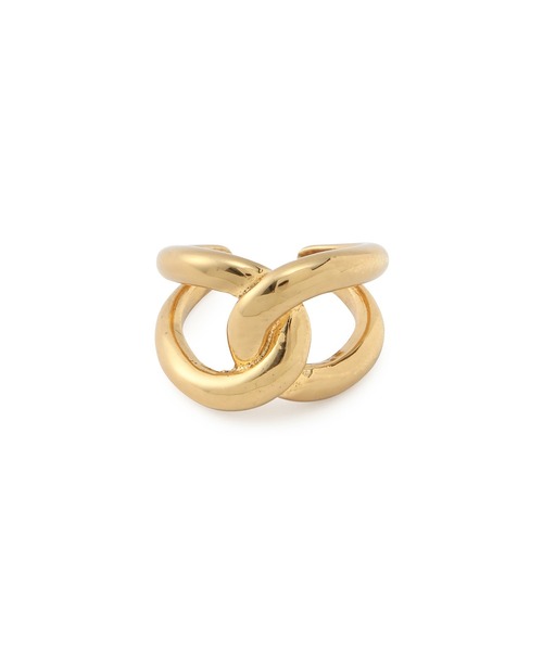 MADEMOISELLE ROPE'（マドモアゼル ロペ）の「ヴィンテージライククロスリング（リング・レディース・ゴールド・FREE）」の7枚目の写真