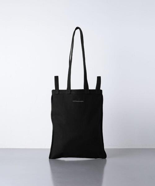 MM6メゾンマルジェラ■ロゴ BERLIN BAG ショッピングバッグ 黒 MM6 エムエムシックス マルジェラ BERLIN BAG ベルリン バッグ