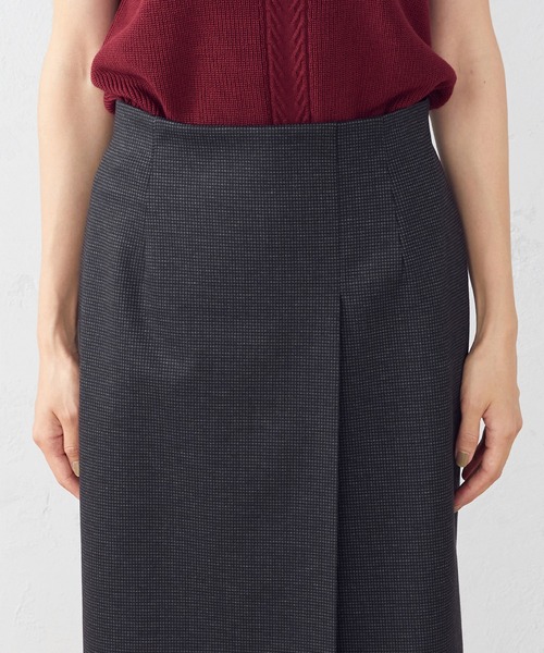 COMME CA MODELS(コムサモデルズ)の「ポンチラップ風タイトスカート(スカート・レディース・ブラック/チェック・SMALL/MEDIUM/LARGE/X-LARGE/X-SMALL)」の6枚目の写真