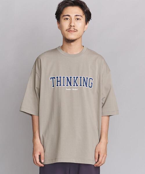 BEAUTY&YOUTH UNITED ARROWS（ビューティーアンドユースユナイテッドアローズ）の「BY THINKING ワイド テーパード クルーネック Tシャツ（Tシャツ/カットソー・メンズ・ダークグレー/ベージュ/ホワイト・X-LARGE/SMALL/MEDIUM/LARGE）」の11枚目の写真