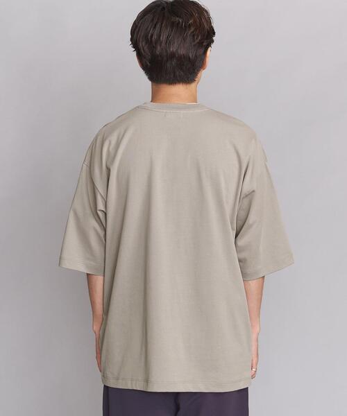 BEAUTY&YOUTH UNITED ARROWS（ビューティーアンドユースユナイテッドアローズ）の「BY THINKING ワイド テーパード クルーネック Tシャツ（Tシャツ/カットソー・メンズ・ダークグレー/ベージュ/ホワイト・X-LARGE/SMALL/MEDIUM/LARGE）」の13枚目の写真
