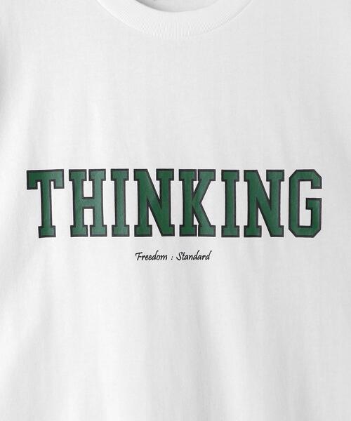 BEAUTY&YOUTH UNITED ARROWS（ビューティーアンドユースユナイテッドアローズ）の「BY THINKING ワイド テーパード クルーネック Tシャツ（Tシャツ/カットソー・メンズ・ダークグレー/ベージュ/ホワイト・X-LARGE/SMALL/MEDIUM/LARGE）」の21枚目の写真