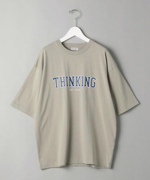 BEAUTY&YOUTH UNITED ARROWS（ビューティーアンドユースユナイテッドアローズ）の「BY THINKING ワイド テーパード クルーネック Tシャツ（Tシャツ/カットソー・メンズ・ホワイト/ベージュ/ダークグレー・SMALL/MEDIUM/LARGE/X-LARGE）」の18枚目の写真