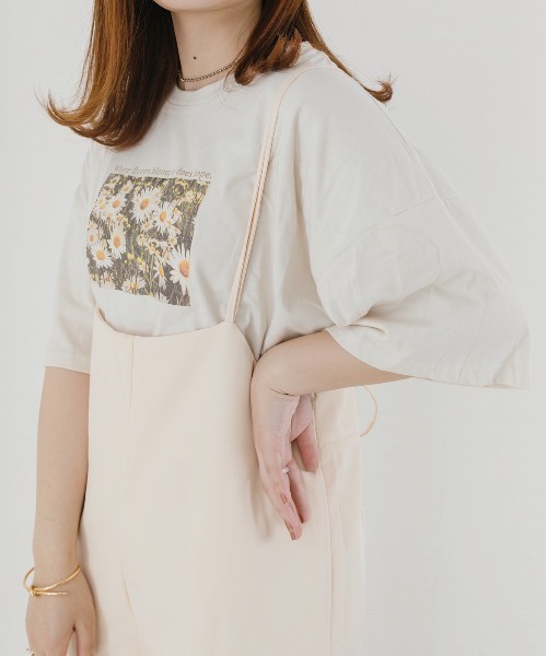 nemne store（ネンネストア）の「リボンを結ぶツリリボンサロペット（サロペット/オーバーオール・レディース・ブラック/グレー/アイボリー・フリー）」の6枚目の写真