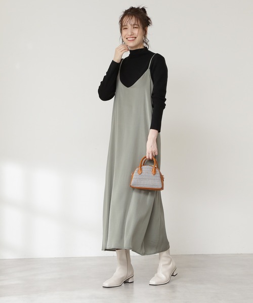 N.（N. Natural Beauty Basic）（エヌエヌナチュラルビューティーベーシック）の「◆ウォームアップリブボトルネックニット（ニット/セーター・レディース・ホワイト/ブラック/グレー・MEDIUM）」の12枚目の写真